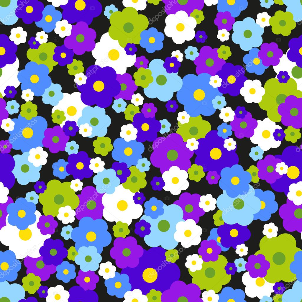 Seamless Background With Daisies