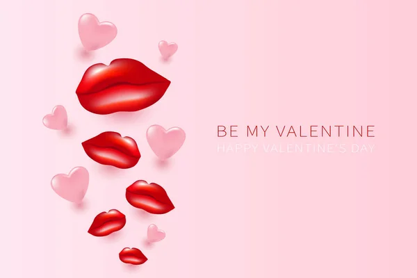 Happy Valentines Fond Vectoriel Jour Affiche Bannière Carte Soyez Mon — Image vectorielle