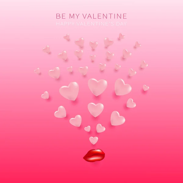 Happy Valentines Fond Vectoriel Jour Affiche Bannière Carte Soyez Mes — Image vectorielle