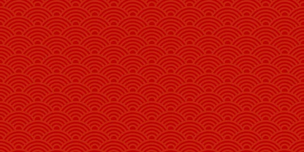 Красная Китайская Традиционная Текстура Безseamless Узор Восточный Стиль Декоративный Фон — стоковый вектор