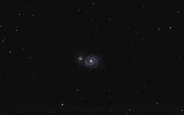 M51 Galaxia Hidromasaje —  Fotos de Stock