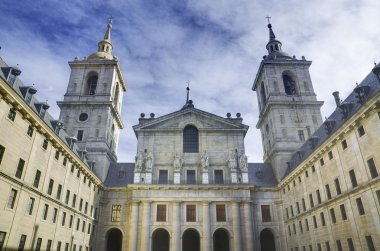 San Lorenzo de el Escorial Kraliyet Manastırı. Madrid, İspanya.