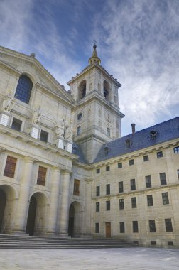 San Lorenzo de el Escorial Kraliyet Manastırı. Madrid, İspanya.