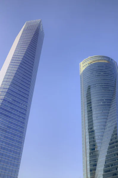 Madrid město mrakodrapů. Španělsko — Stock fotografie