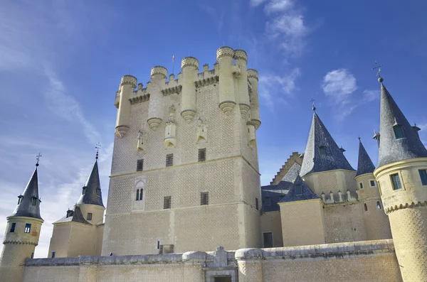 Segovia alcazar castle. segovia İspanya eski Kraliyet Sarayı. — Stok fotoğraf
