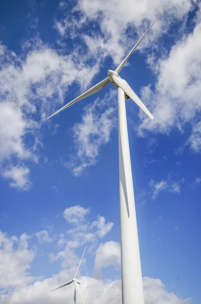 Ветроэнергетические турбины — стоковое фото