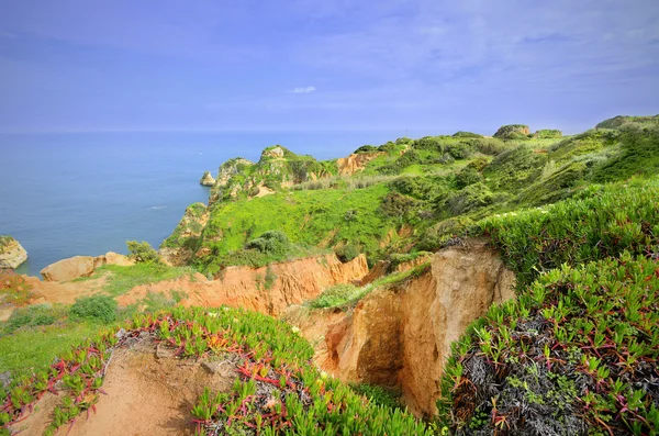 Algarve kust, idyllische landschap bij portugal — Stockfoto