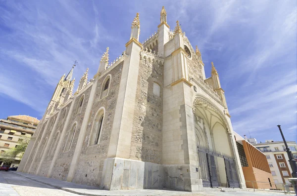Die kirche von san jeronimo, madrid. berühmtes Wahrzeichen in Madrid, Spanien. — Stockfoto