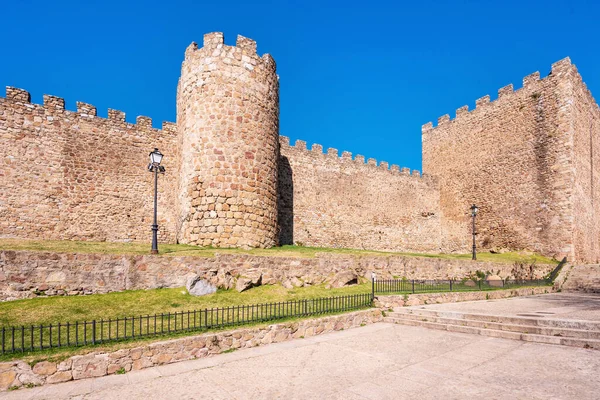 Medieval walls of Plasencia, Extremadura, Spain. High quality photo.