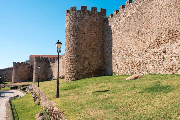 Plasencia Nın Ortaçağ Duvarları Extremadura Spanya Yüksek Kalite Fotoğraf — Stok fotoğraf