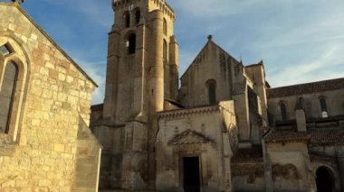 Santa Maria la Real de Las Huelgas Manastırı Burgos, Kastilya ve Leon, İspanya. Yüksek kalite 4k görüntü
