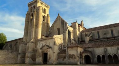 Santa Maria la Real de Las Huelgas Manastırı Burgos, Kastilya ve Leon, İspanya. Yüksek kalite 4k görüntü
