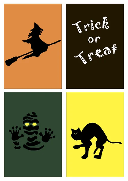 Halloween kaart — Stockvector