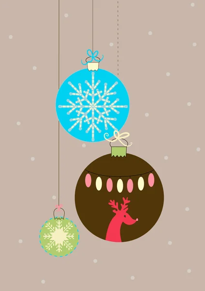 Bolas para Navidad — Vector de stock