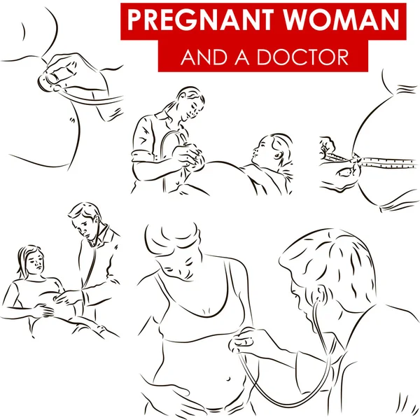 hamile kadın ve doktor