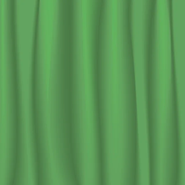 Cortina verde — Vector de stock