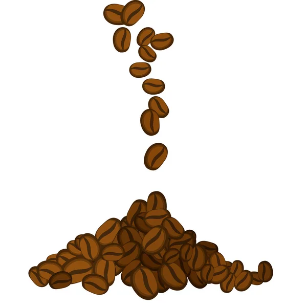 Granos de café — Archivo Imágenes Vectoriales