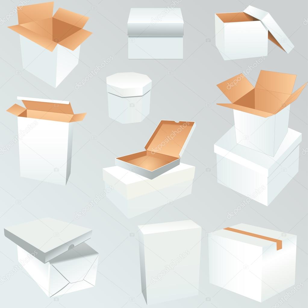 Package boxes set