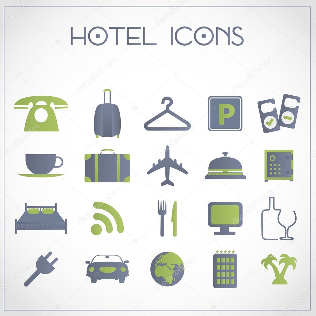 Hotel icons