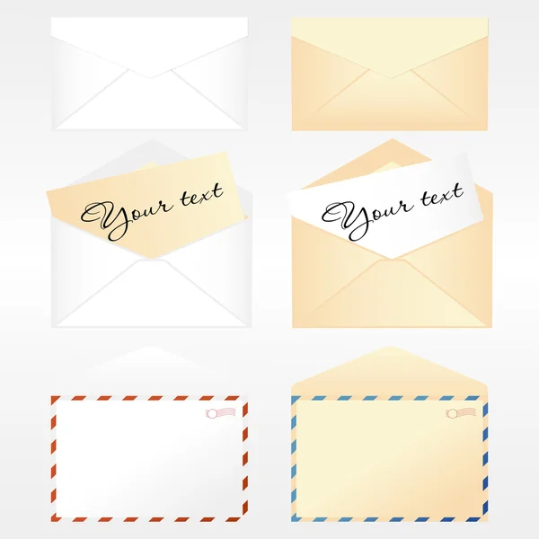 Collecte d'enveloppes — Image vectorielle