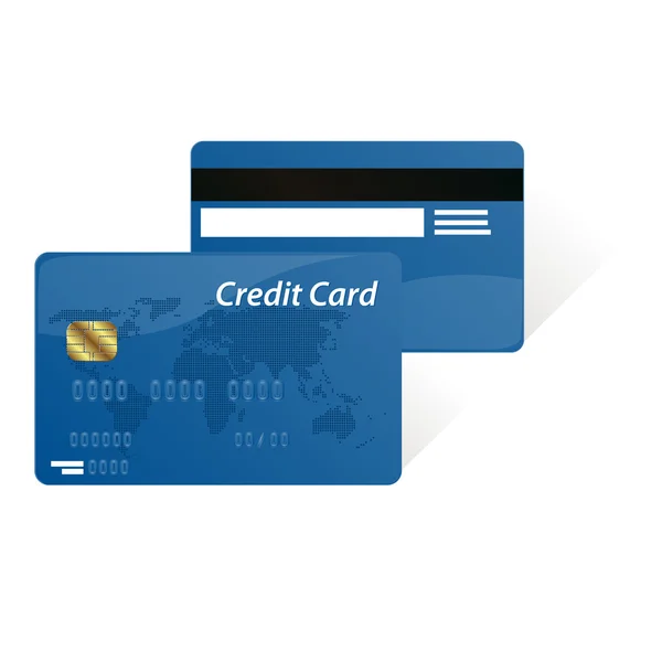 Vektorové kreditní karty — Stockový vektor