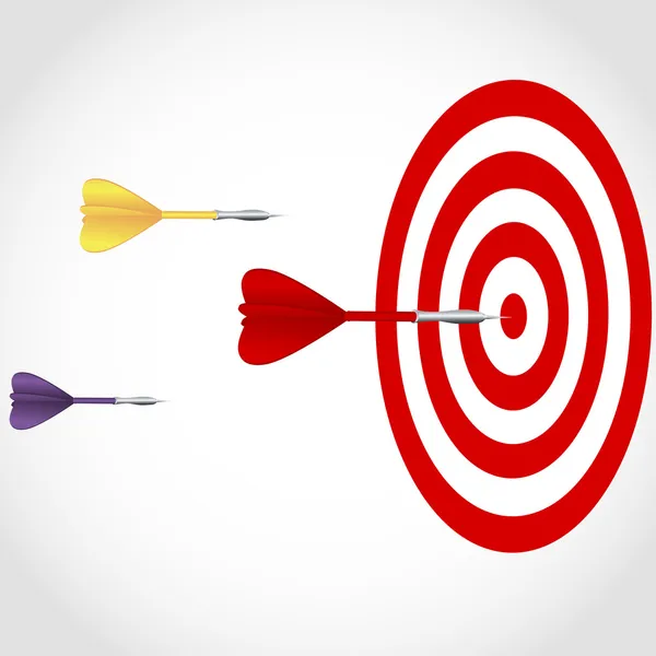 Target darts vektor — Stock Vector