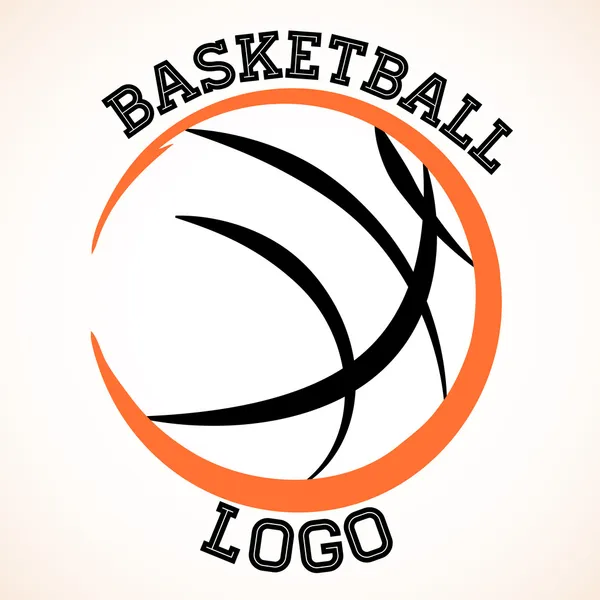 Basketbol logosu — Stok Vektör