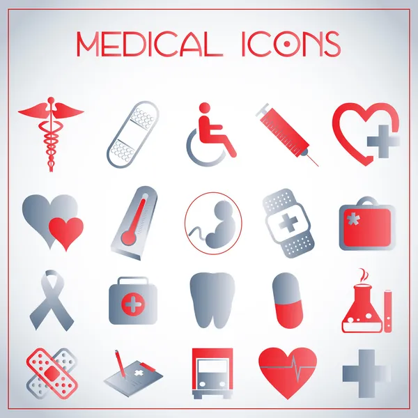 Medical icons — Stock Vector