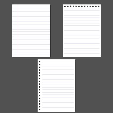 Sheets of paper clipart