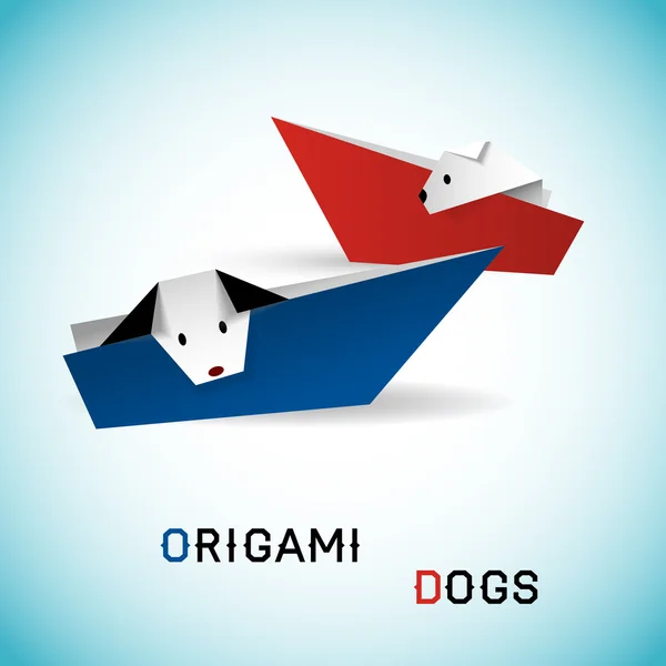 tekneler origami köpek