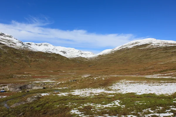 Paesaggio autunnale norvegese — Foto Stock