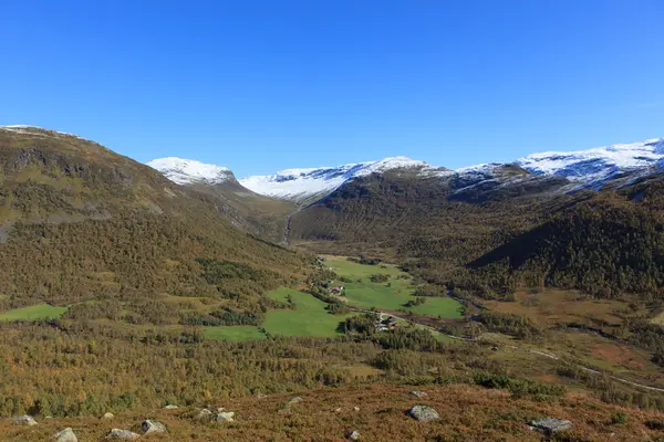 Norwegian autumn landscape — Stock Photo, Image