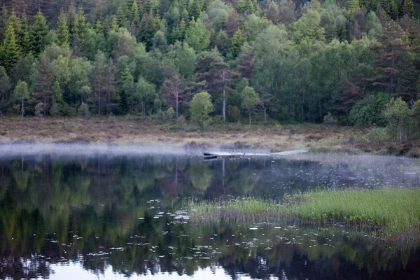 Norsk høstlandskap – stockfoto