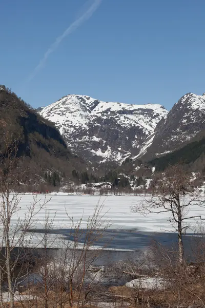 Winterlandschaft in Norwegen — Stockfoto