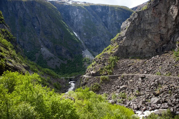 Реки и водопады Норвегии — стоковое фото
