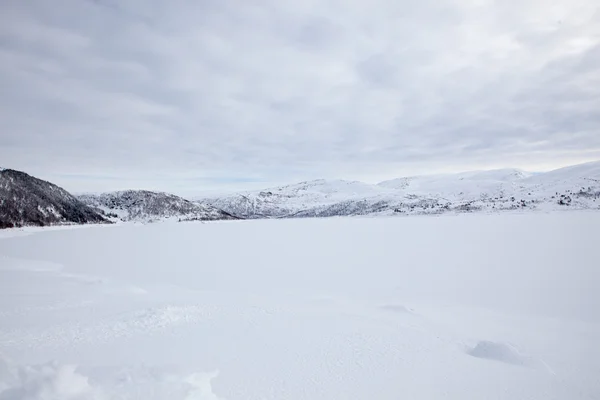Winterland in Norwegen — Stockfoto