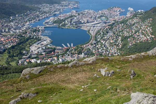 Fénykép úti Bergen, Norvégia — Stock Fotó
