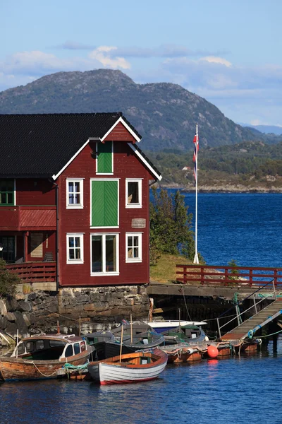 Casa-barco noruega — Foto de Stock