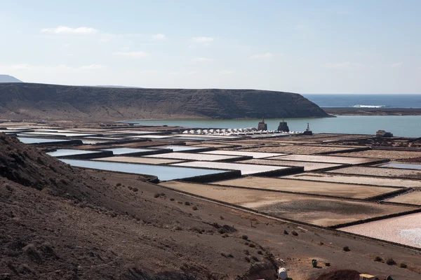 Salinas de janubio — Stock Photo, Image