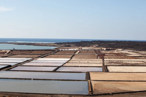 Salinas de janubio — Stock Photo, Image