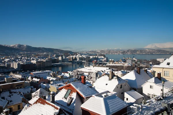 Bergen, the old Hanseatic town — Stock Photo, Image