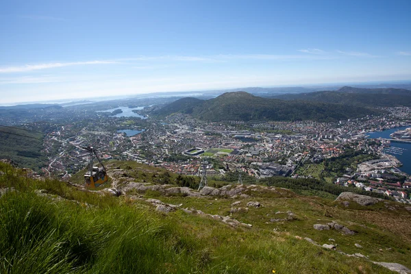 Bergen, a velha cidade hanseática — Fotografia de Stock