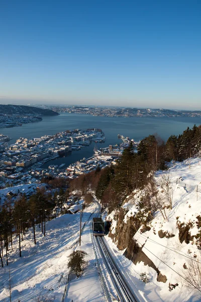 Bergen, a velha cidade hanseática — Fotografia de Stock