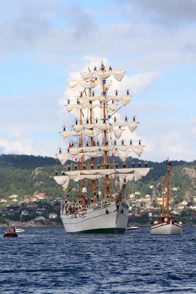背の高い船レース ベルゲン、ノルウェー 2008 — ストック写真
