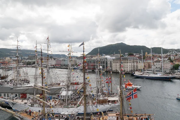 Żaglowiec ras bergen, Norwegia 2008 — Zdjęcie stockowe