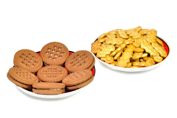 Two types of cookies — Stock Photo, Image