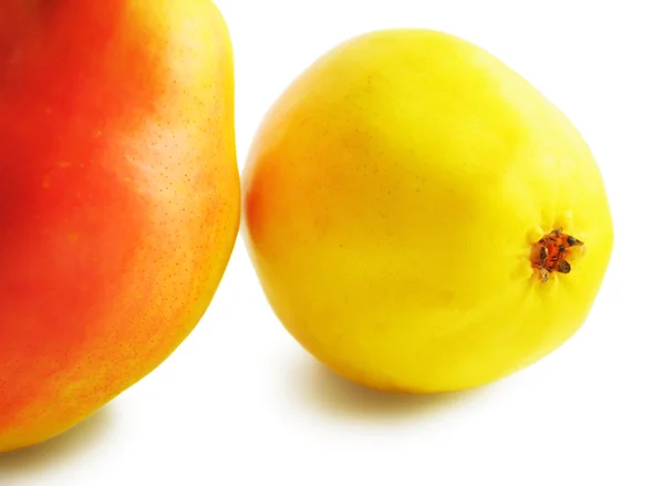 Dos peras amarillo-rojas — Foto de Stock