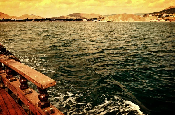 Sea walk on a boat — Stock Photo, Image