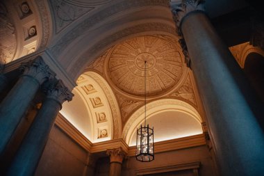 Almanya 'da Münih şehrinin güzel bir simgesi. Turist eğlencesi.