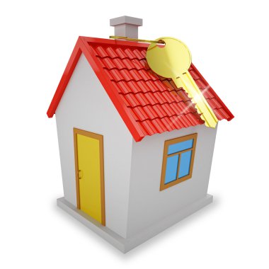 Evi ve bir altın anahtar